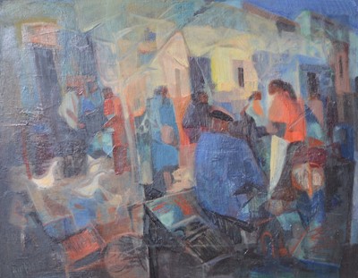 Lot 1683 - * Campbell - oil on masonite