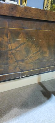 Lot 879 - George III mahogany breakfront serving table