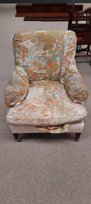 Lot 832 - A pair of Howard & Sons armchairs