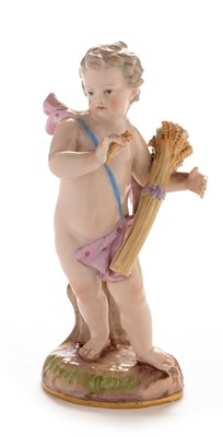 Lot 644 - Meissen figure of Autumn