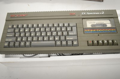 Lot 782 - A vintage Sinclair 128K ZX Spectrum computer and accessory joystick.