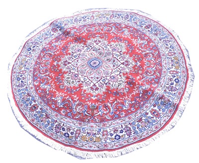 Lot 629 - Circular Tabriz rug