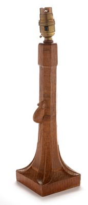 Lot 698 - Mouseman table lamp