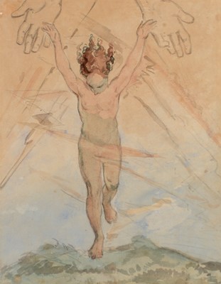 Lot 281 - David Scott - watercolour.