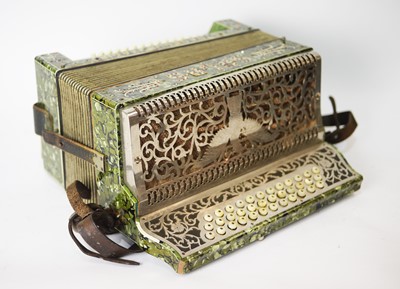 Lot 688 - Salas Stradella button accordion
