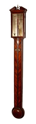 Lot 673 - An early 19th Century stick barometer