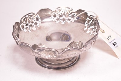 Lot 88 - A silver dish