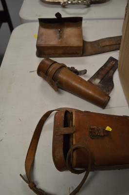 Lot 202 - Leather stirrup and sandwich sets