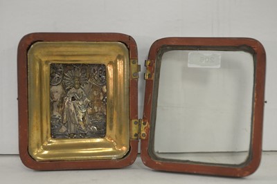 Lot 206 - Silver Russian Icon