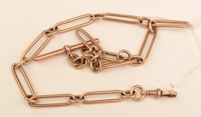 Lot 146 - Yellow gold albert chain