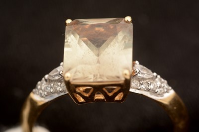 Lot 27 - Csartie and diamond ring