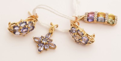 Lot 107 - Tanzanite and other jewellery