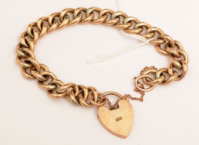 Lot 192 - Yellow metal bracelet