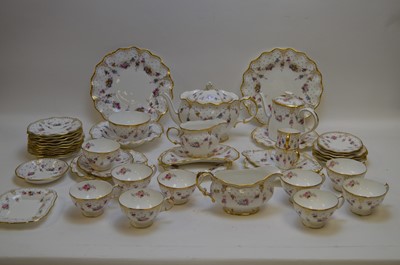 Lot 348 - Royal Crown Derby 'Royal Antionette' tea/coffee/dinner items