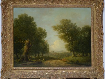 Lot 542 - Manner of Thomas Gainsborough - oil.
