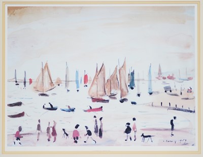 Lot 906 - Laurence Stephen Lowry - colour photolithograph.