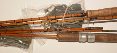 Lot 689 - Two 9ft. split-cane fishing rods.