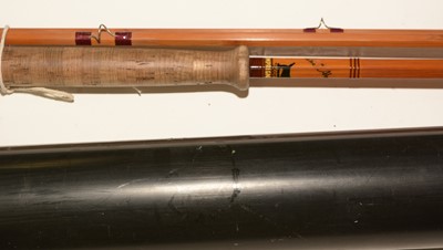 Lot 715 - J.S. Sharpe fishing rod.