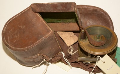 Lot 737 - Army & Navy reel and accessories.