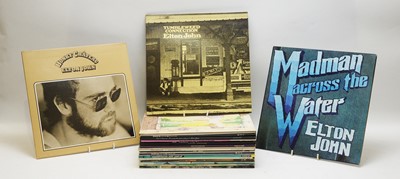 Lot 885 - Elton John LPs