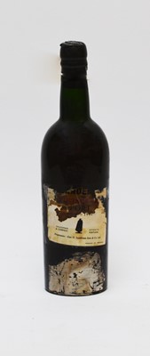 Lot 399 - Sandeman vintage port, probably 1960, bottled 1962, 1 bottle.