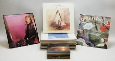 Lot 893 - Chris Rea LPs and singles
