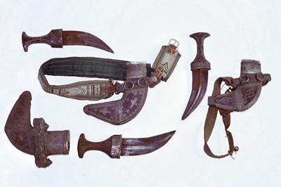 Lot 711 - Three 19th Century jambiyas