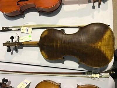 Lot 722 - 19th Century German Violin