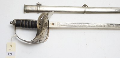 Lot 976 - British 1897 pattern infantry sword