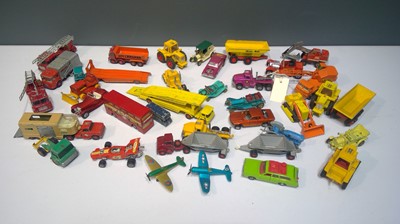Lot 1137 - Lesney/Matchbox farm vehicles, vans, lorries planes etc.