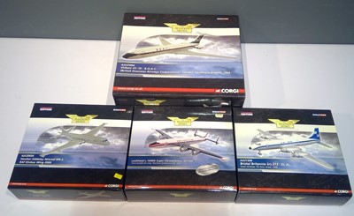 Lot 1236 - Four Corgi Aviation Archive 1:144 Scale aircraft.