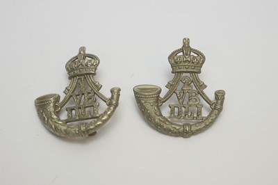 Lot 1014 - 1st & 2nd Volunteer Bn cap badges