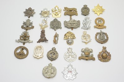 Lot 1007 - Collection of regimental cap badges