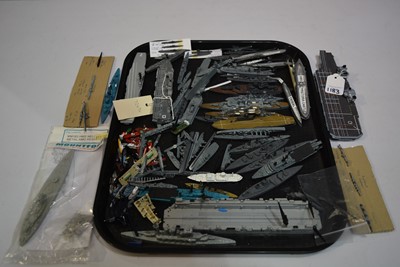 Lot 1183 - Tri-ang Minic, and other model naval ships