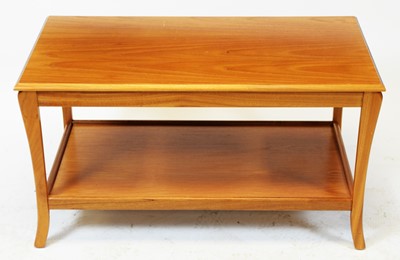 Lot 83 - 20th Century two-tier teak coffee table