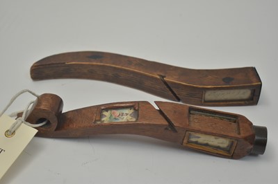 Lot 793 - Two 19th Century knitting sheaths