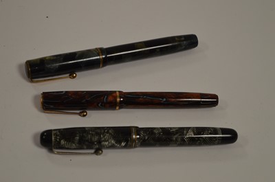 Lot 682 - Three Parker fountain pens