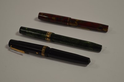 Lot 681 - Three fountain pens