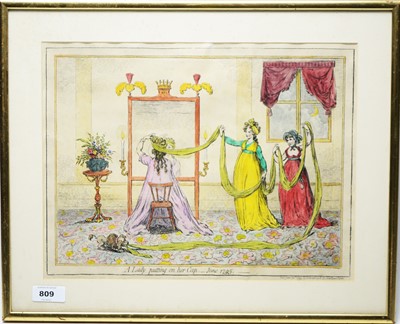 Lot 809 - James Gillray - etching.