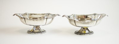 Lot 132 - A pair of silver dishes