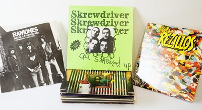Lot 869 - Punk LPs and singles
