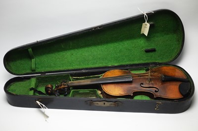 Lot 708 - Violin and Maidstone case.