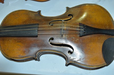Lot 708 - Violin and Maidstone case.