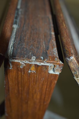 Lot 714 - An early Victorian rosewood duet stand