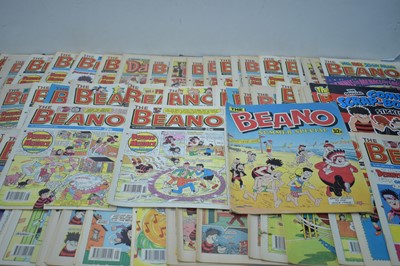 Lot 450 - The Beano; and two Beano sticker albums.