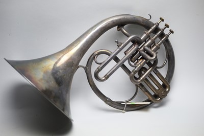 Lot 671 - Vintage Hawkes Cor in F and E flat
