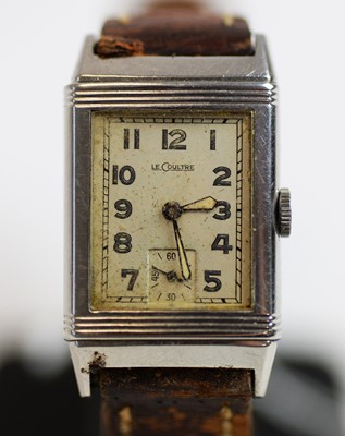 Lot 87 - Jaeger-LeCoultre Reverso wristwatch