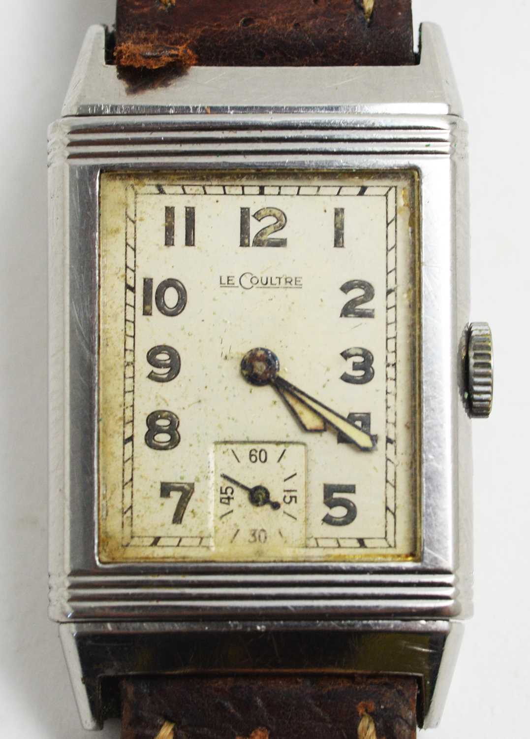 Lot 87 - Jaeger-LeCoultre Reverso wristwatch