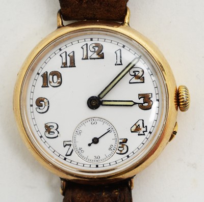 Lot 88 - Stauffer & Co 18ct gold cased wristwatch
