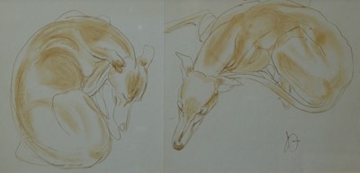 Lot 1772 - E* P* - pen and watercolour